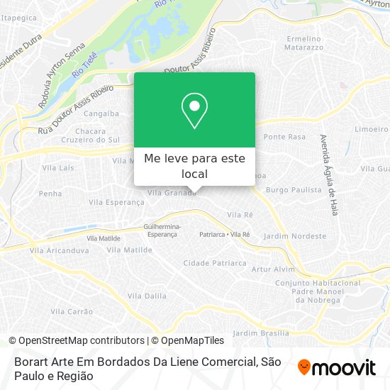 Borart Arte Em Bordados Da Liene Comercial mapa