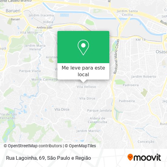 Rua Lagoinha, 69 mapa
