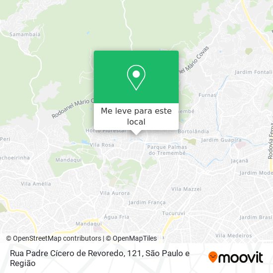 Rua Padre Cícero de Revoredo, 121 mapa