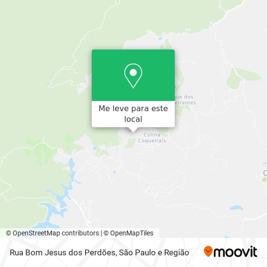 Rua Bom Jesus dos Perdões mapa