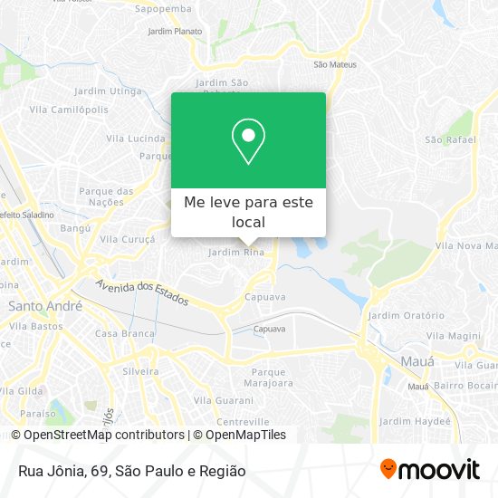 Rua Jônia, 69 mapa