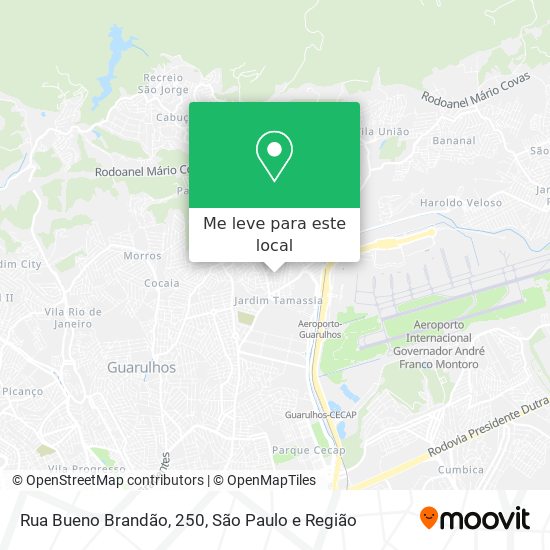 Rua Bueno Brandão, 250 mapa