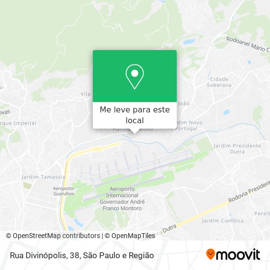 Rua Divinópolis, 38 mapa