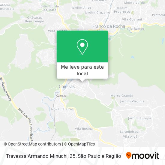 Travessa Armando Minuchi, 25 mapa