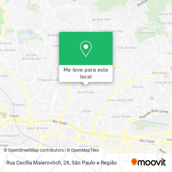 Rua Cecília Maierovitch, 28 mapa