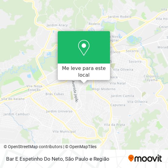 Bar E Espetinho Do Neto mapa