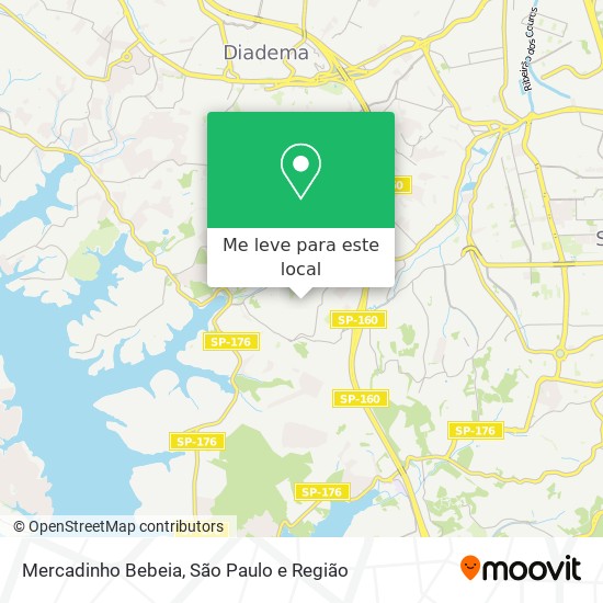 Mercadinho Bebeia mapa