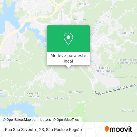 Rua São Silvestre, 23 mapa