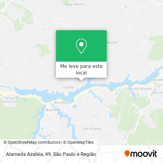 Alameda Azaléia, 49 mapa
