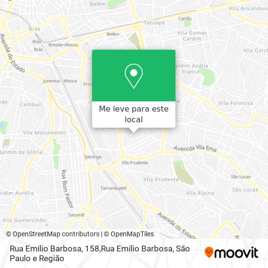 Rua Emílio Barbosa, 158,Rua Emílio Barbosa mapa