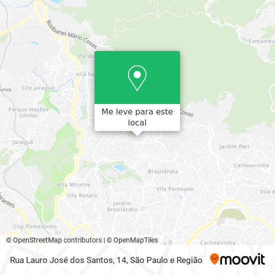 Rua Lauro José dos Santos, 14 mapa