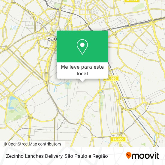 Zezinho Lanches Delivery mapa