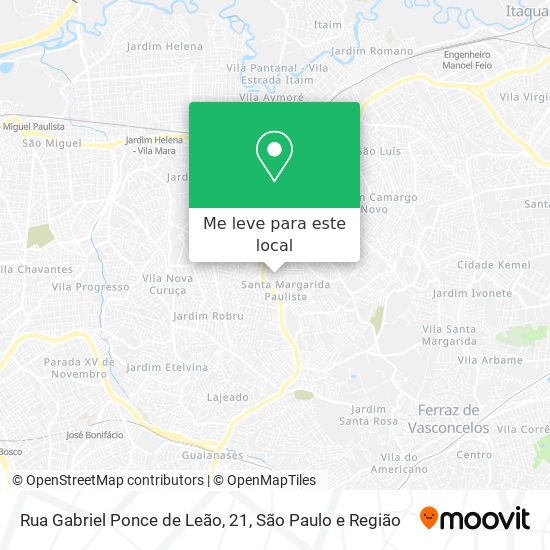 Rua Gabriel Ponce de Leão, 21 mapa
