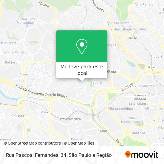 Rua Pascoal Fernandes, 34 mapa