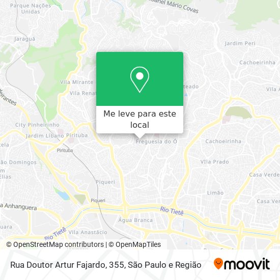 Rua Doutor Artur Fajardo, 355 mapa