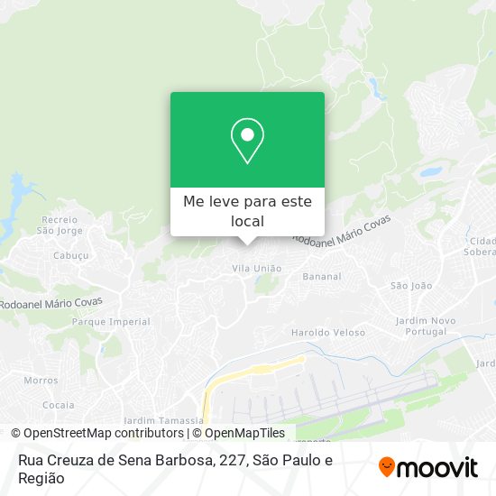 Rua Creuza de Sena Barbosa, 227 mapa