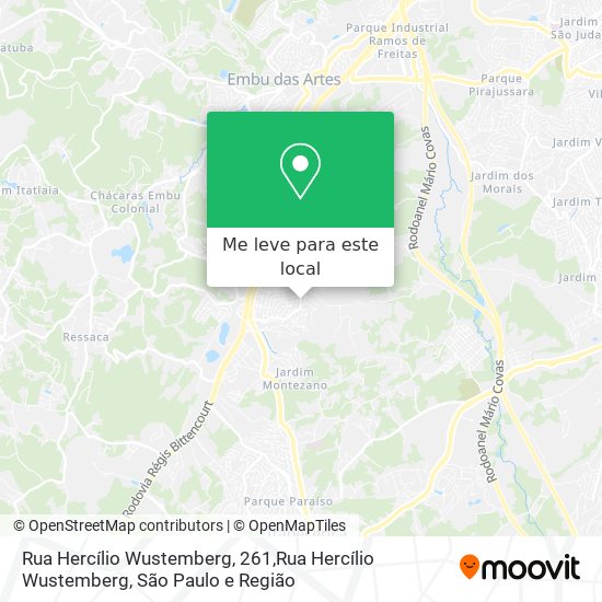 Rua Hercílio Wustemberg, 261,Rua Hercílio Wustemberg mapa