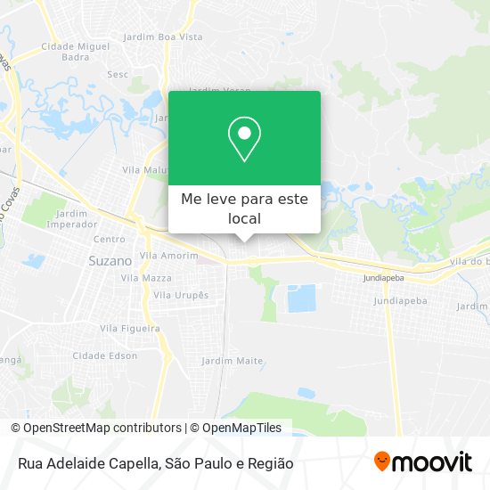 Rua Adelaide Capella mapa