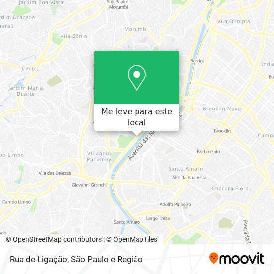 Rua de Ligação mapa