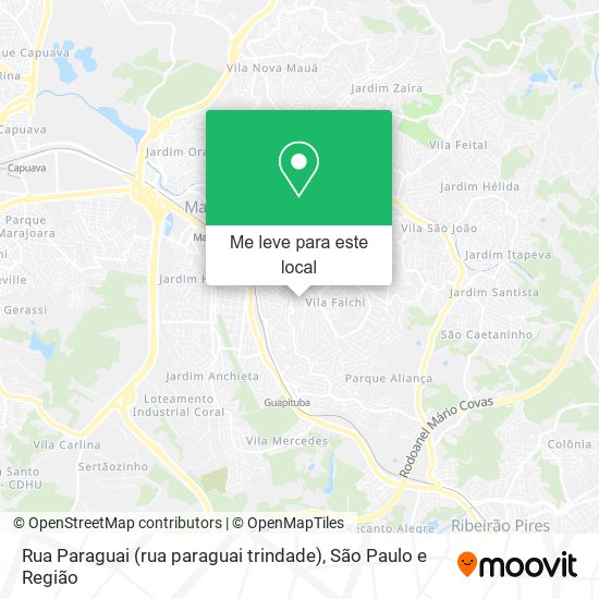 Rua Paraguai (rua paraguai trindade) mapa