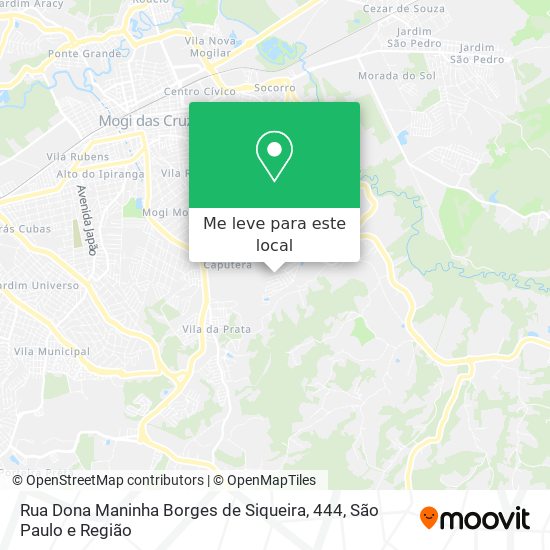 Rua Dona Maninha Borges de Siqueira, 444 mapa