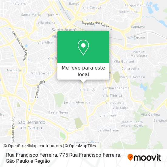 Rua Francisco Ferreira, 775,Rua Francisco Ferreira mapa
