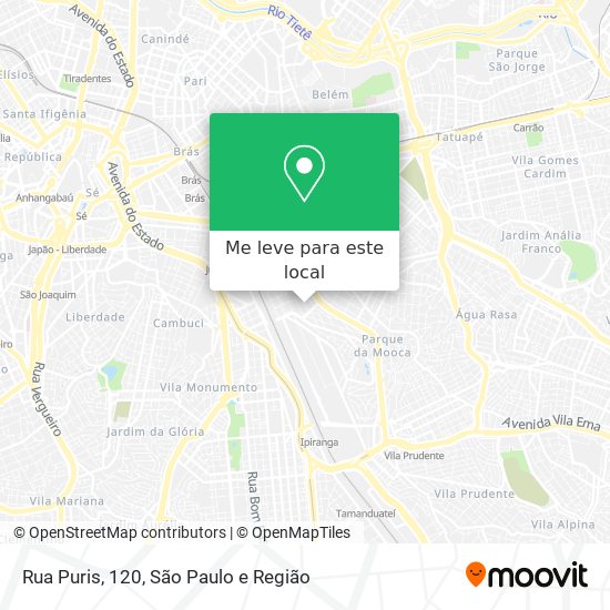 Rua Puris, 120 mapa