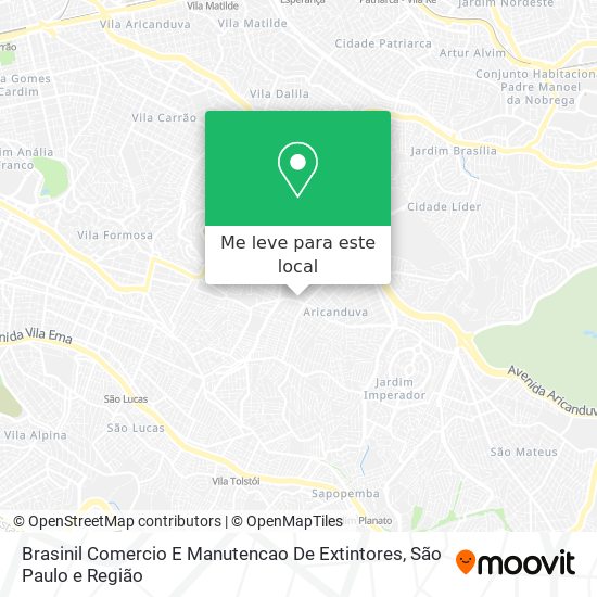 Brasinil Comercio E Manutencao De Extintores mapa