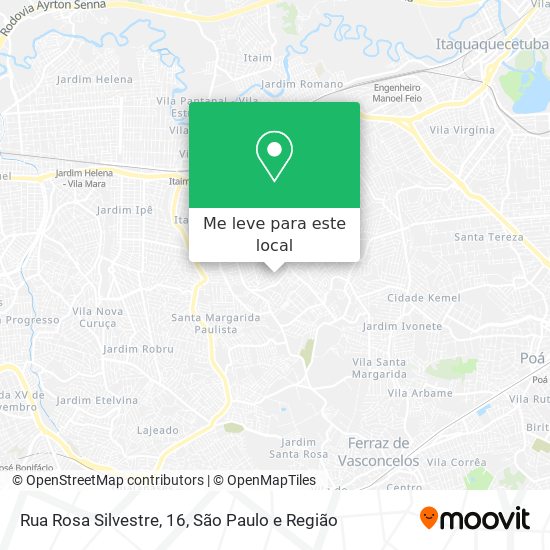Rua Rosa Silvestre, 16 mapa