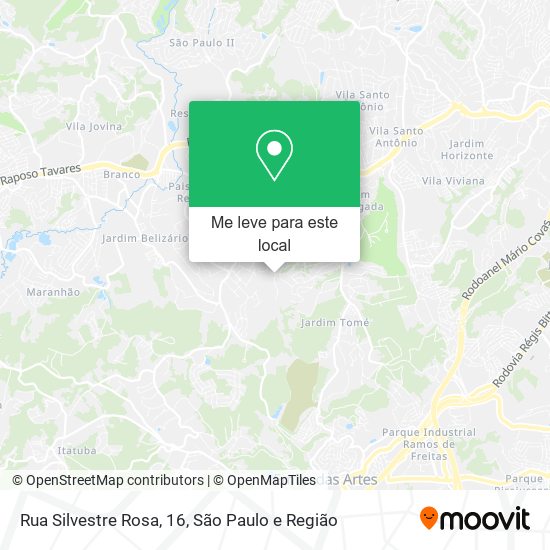 Rua Silvestre Rosa, 16 mapa