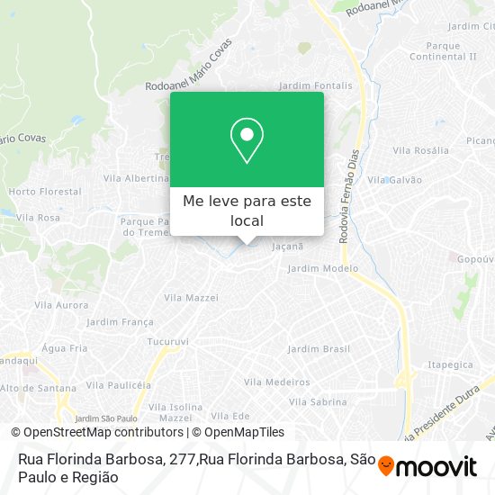 Rua Florinda Barbosa, 277,Rua Florinda Barbosa mapa