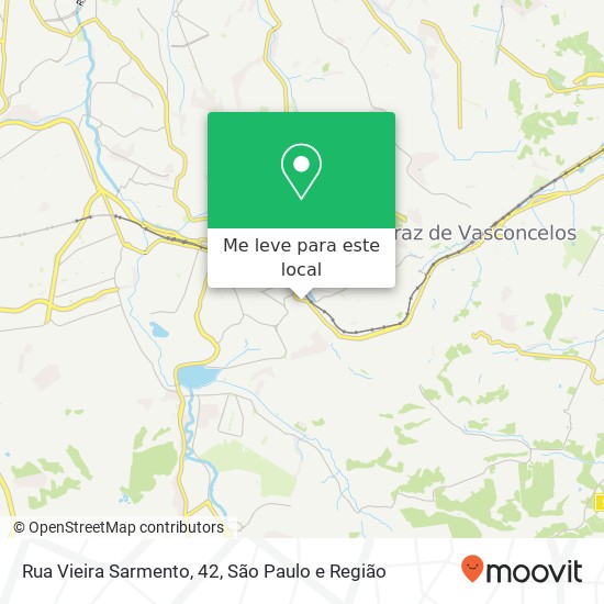 Rua Vieira Sarmento, 42, Guaianases São Paulo-SP mapa