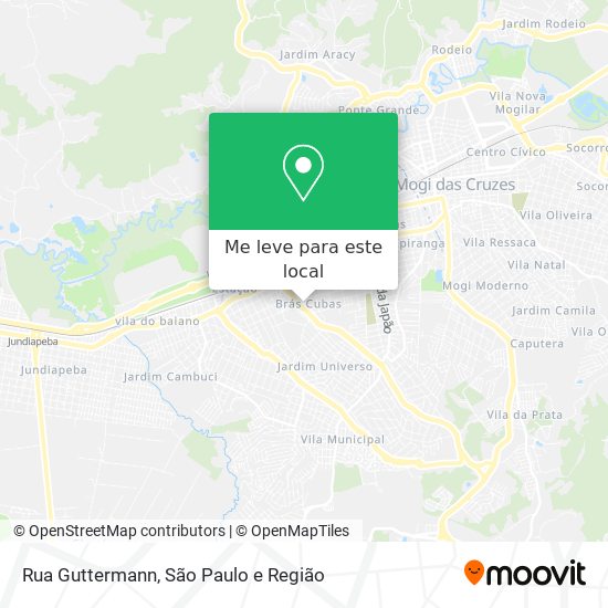 Rua Guttermann mapa