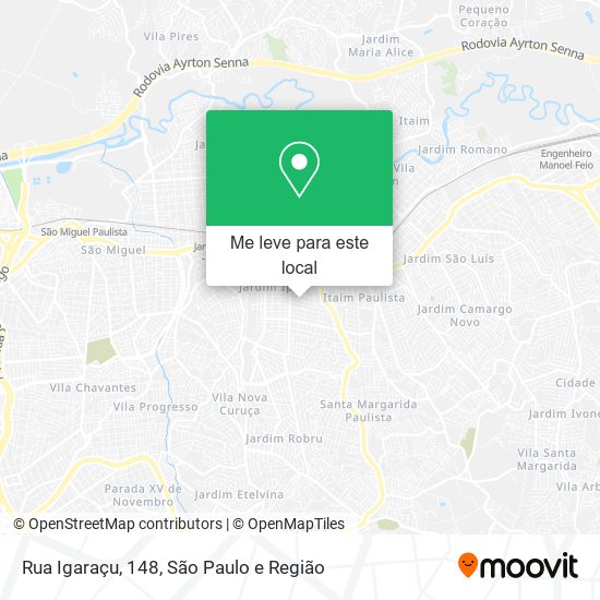 Rua Igaraçu, 148 mapa