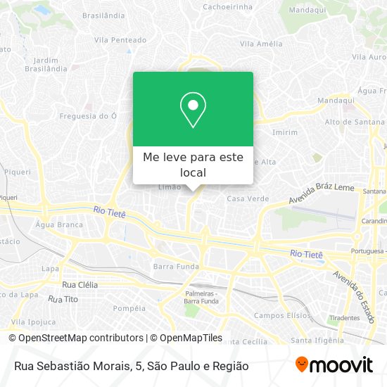 Rua Sebastião Morais, 5 mapa