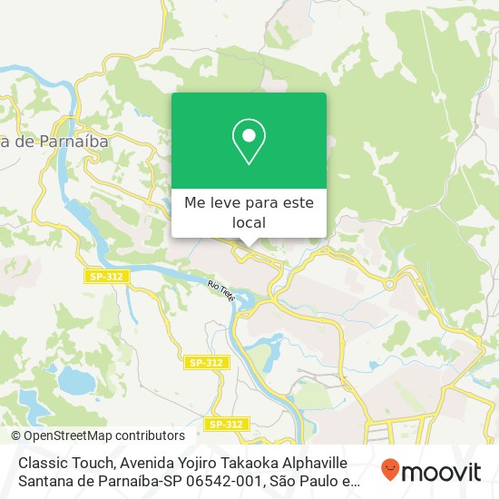 Classic Touch, Avenida Yojiro Takaoka Alphaville Santana de Parnaíba-SP 06542-001 mapa