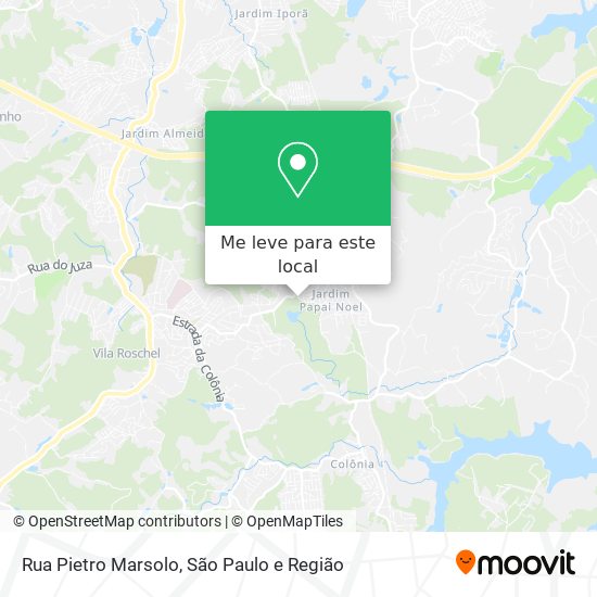 Rua Pietro Marsolo mapa