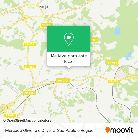 Mercado Oliveira e Oliveira mapa