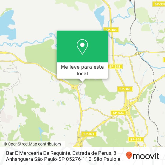 Bar E Mercearia De Requinte, Estrada de Perus, 8 Anhanguera São Paulo-SP 05276-110 mapa