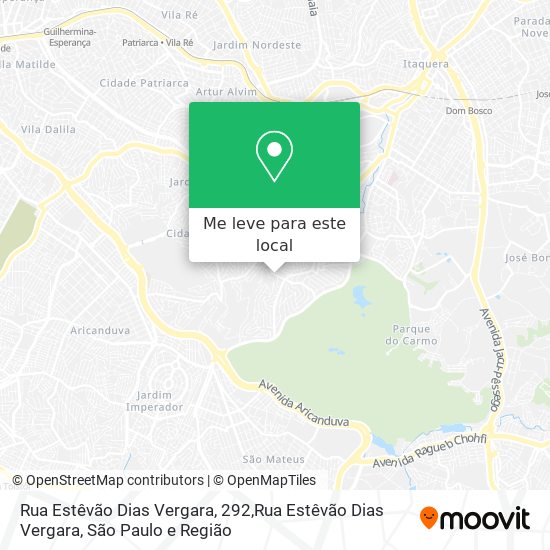 Rua Estêvão Dias Vergara, 292,Rua Estêvão Dias Vergara mapa