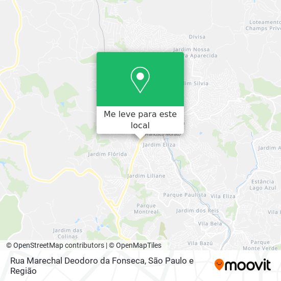 Rua Marechal Deodoro da Fonseca mapa