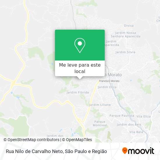 Rua Nilo de Carvalho Neto mapa