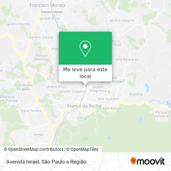 Avenida Israel mapa