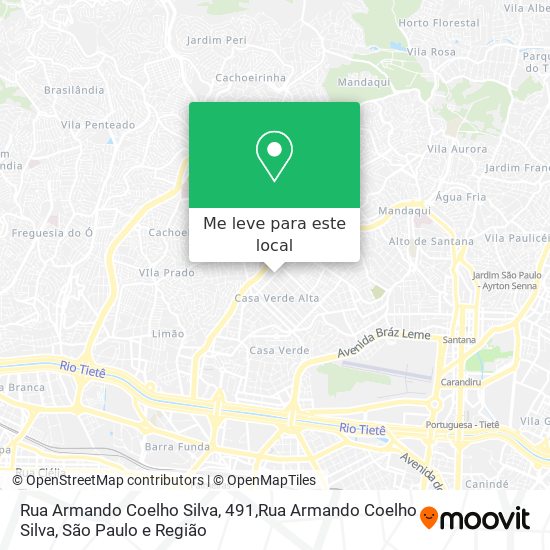 Rua Armando Coelho Silva, 491,Rua Armando Coelho Silva mapa