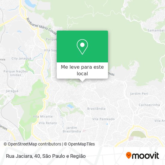 Rua Jaciara, 40 mapa