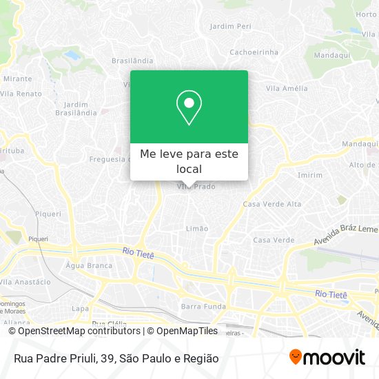 Rua Padre Priuli, 39 mapa