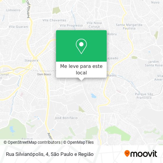 Rua Silvianópolis, 4 mapa