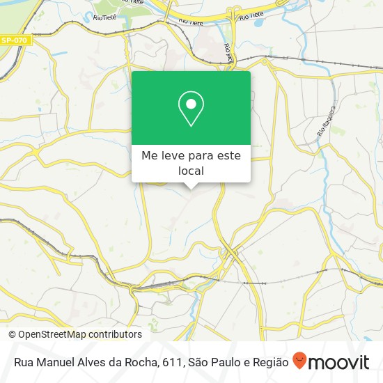 Rua Manuel Alves da Rocha, 611, Itaquera São Paulo-SP mapa