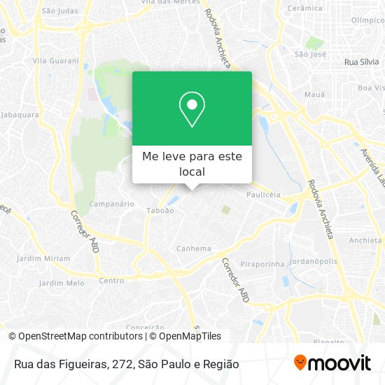 Rua das Figueiras, 272 mapa