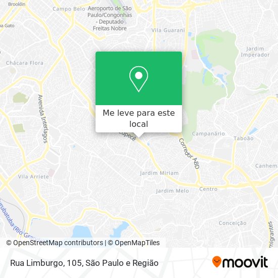 Rua Limburgo, 105 mapa